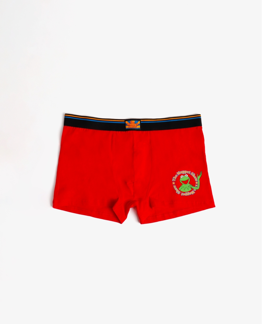 DISNEY Calzoncillo/Bóxer Kermit Show Bote Metal Regalo para Hombre, (Caja 12 unidades) ROJO DISNEY Calzoncillo/Bóxer Kermit Show Bote Metal Regalo para Hombre, (Caja 12 unidades) ROJO