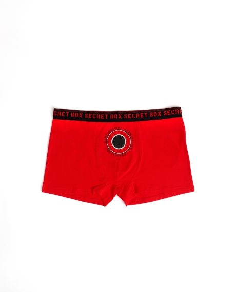 ADMAS Calzoncillo/Boxer Secret Box Caja Regalo para Hombre, (Caja 12 unidades) ROJO