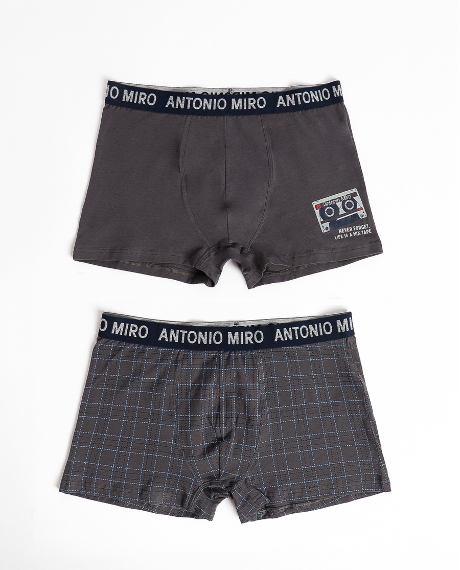 ANTONIO MIRO Calzoncillo/Bóxer Cassette para Hombre, (Caja de 2 unidades) PACK FANTASIA ANTONIO MIRO Calzoncillo/Bóxer Cassette para Hombre, (Caja de 2 unidades) PACK FANTASIA