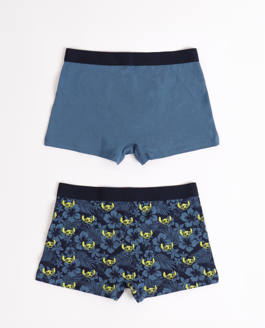 DISNEY Calzoncillo/Bóxer Lilo & Stitch para Hombre, (Caja de 2 unidades) PACK FANTASIA