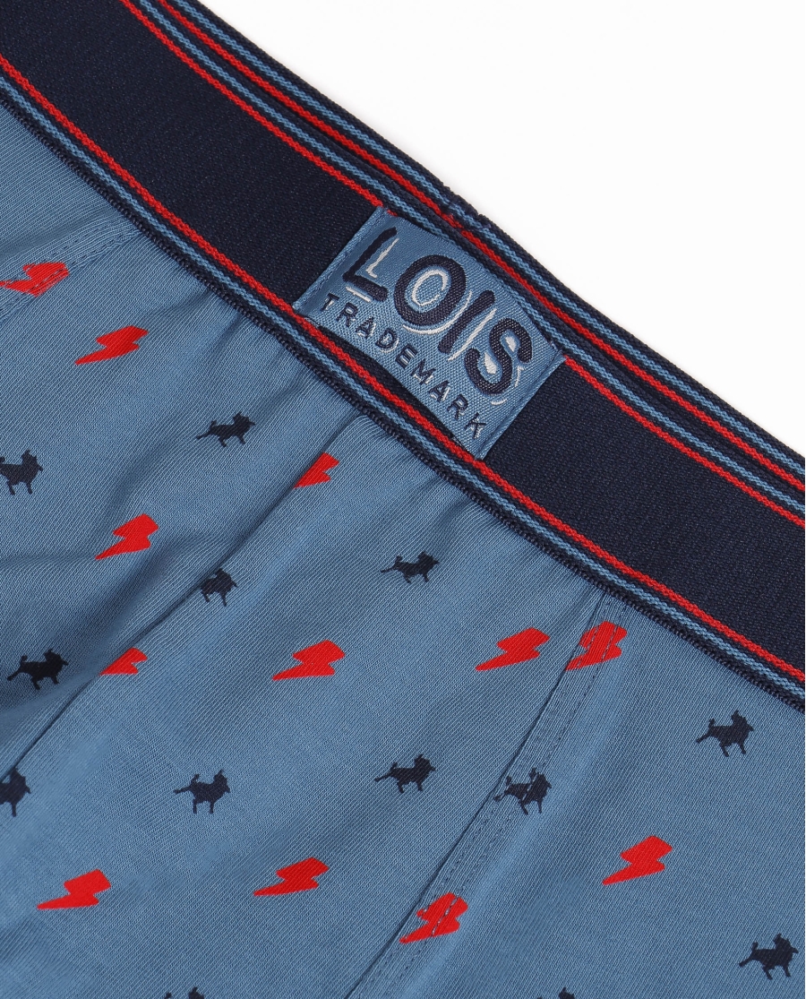 LOIS Calzoncillo/Bóxer Motorcycle para Hombre, (Caja de 2 unidades) PACK FANTASIA