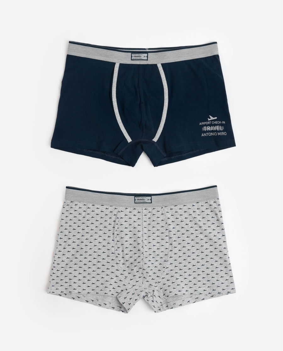 ANTONIO MIRO Calzoncillo/Bóxer Travel para Hombre, (Caja de 2 unidades) PACK FANTASIA ANTONIO MIRO Calzoncillo/Bóxer Travel para Hombre, (Caja de 2 unidades) PACK FANTASIA