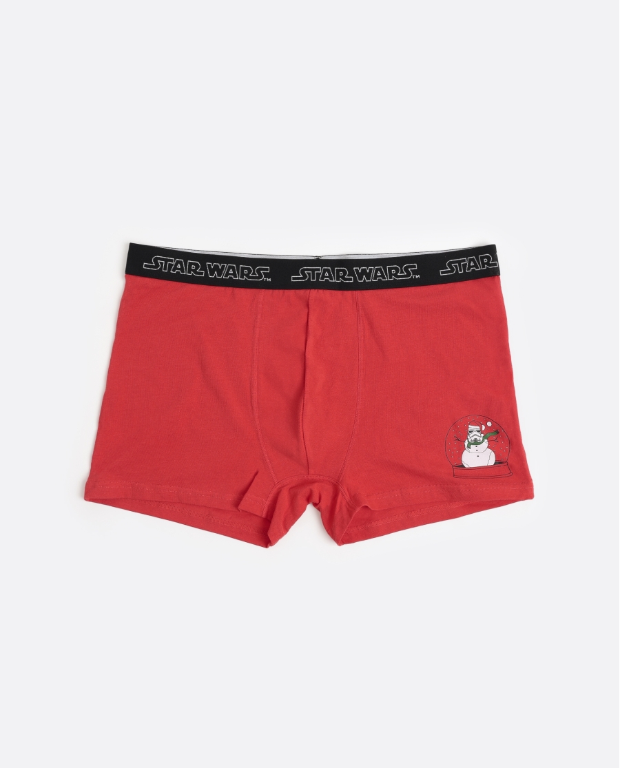 STAR WARS Calzoncillo/Boxer Snowtrooper Caja Regalo para Hombre ROJO
