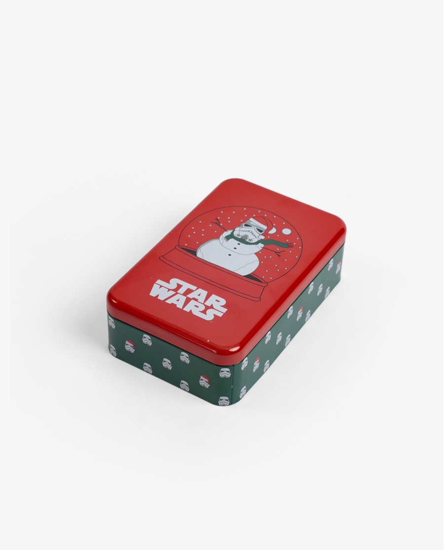 STAR WARS Calzoncillo/Boxer Snowtrooper Caja Regalo para Hombre, (Caja 12 unidades) ROJO