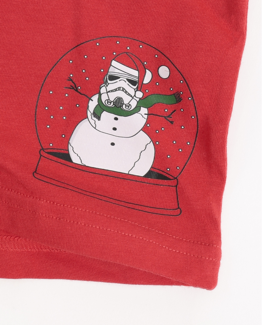 STAR WARS Calzoncillo/Boxer Snowtrooper Caja Regalo para Hombre, (Caja 12 unidades) ROJO