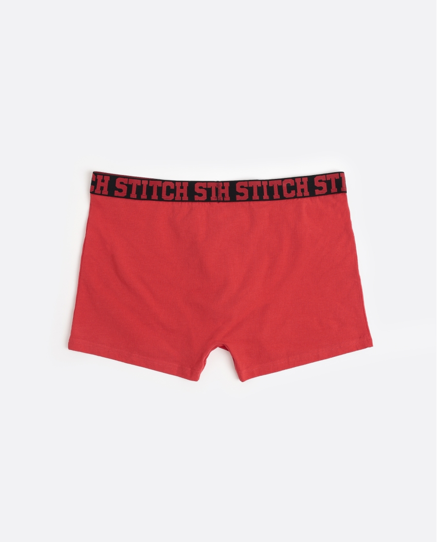 DISNEY Calzoncillo/Boxer Stitchmas Caja Metal Regalo para Niño, (Caja 12 unidades) ROJO DISNEY Calzoncillo/Boxer Stitchmas Caja Metal Regalo para Niño, (Caja 12 unidades) ROJO