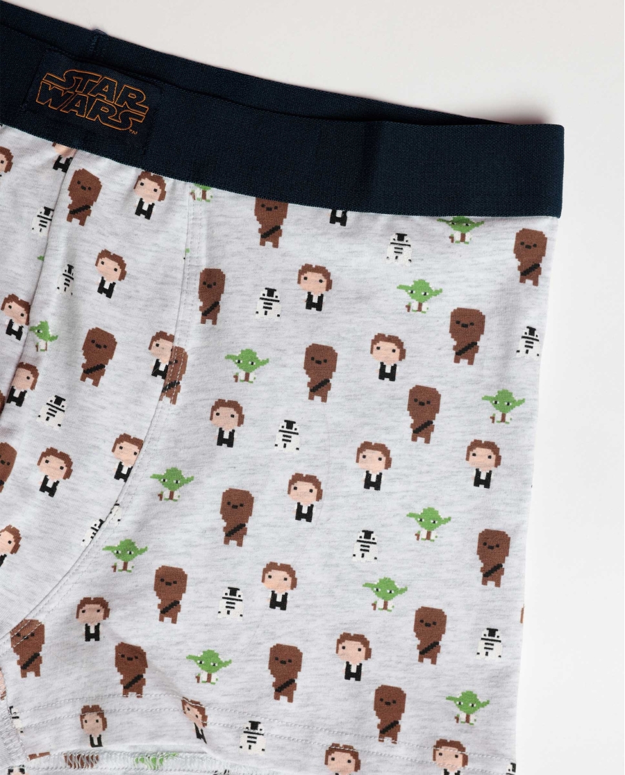STAR WARS Calzoncillo/Boxer Pixel Wars para Hombre, (Caja de 2 unidades) PACK FANTASIA