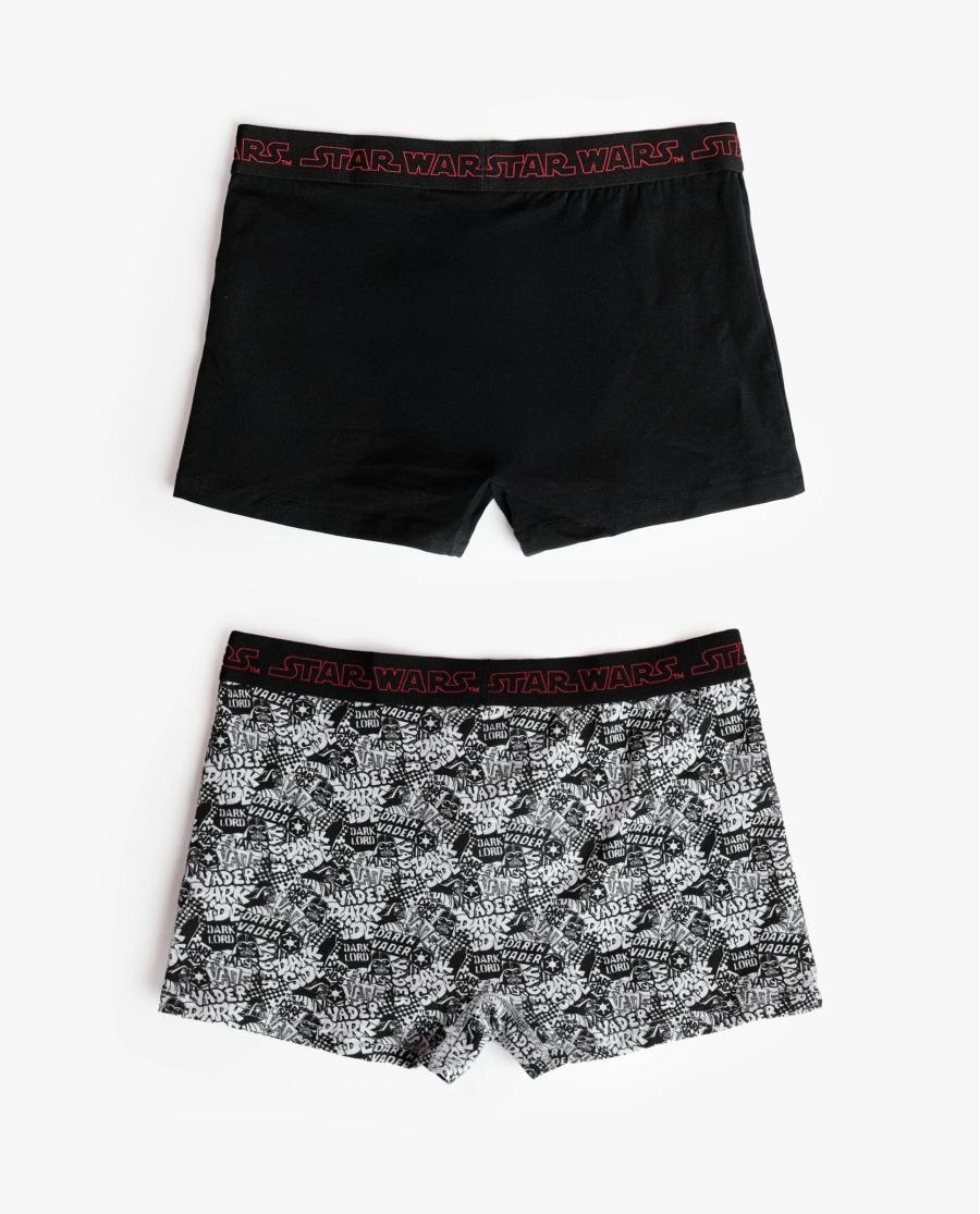 STAR WARS Calzoncillo/Boxer Darth Vader Graffiti  para Hombre, (Caja de 2 unidades) PACK FANTASIA