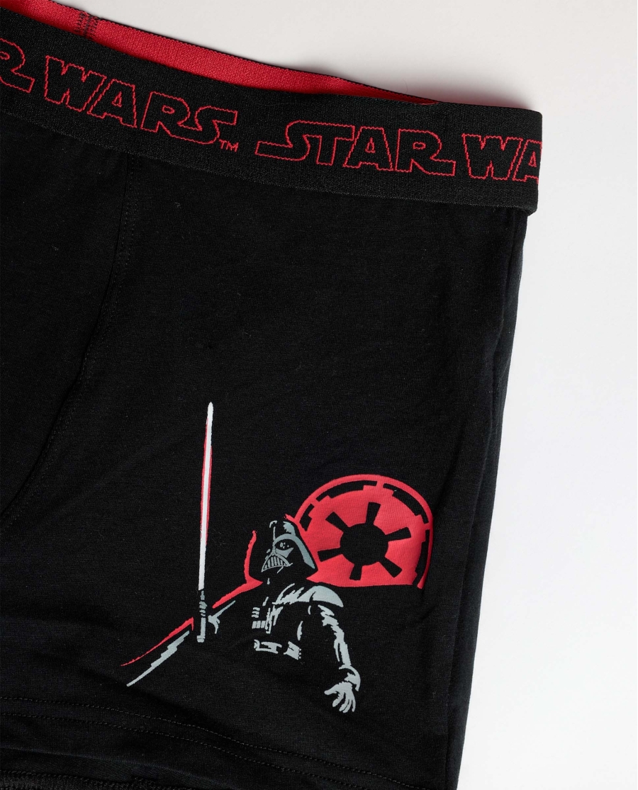 STAR WARS Calzoncillo/Boxer Darth Vader Graffiti  para Hombre, (Caja de 2 unidades) PACK FANTASIA