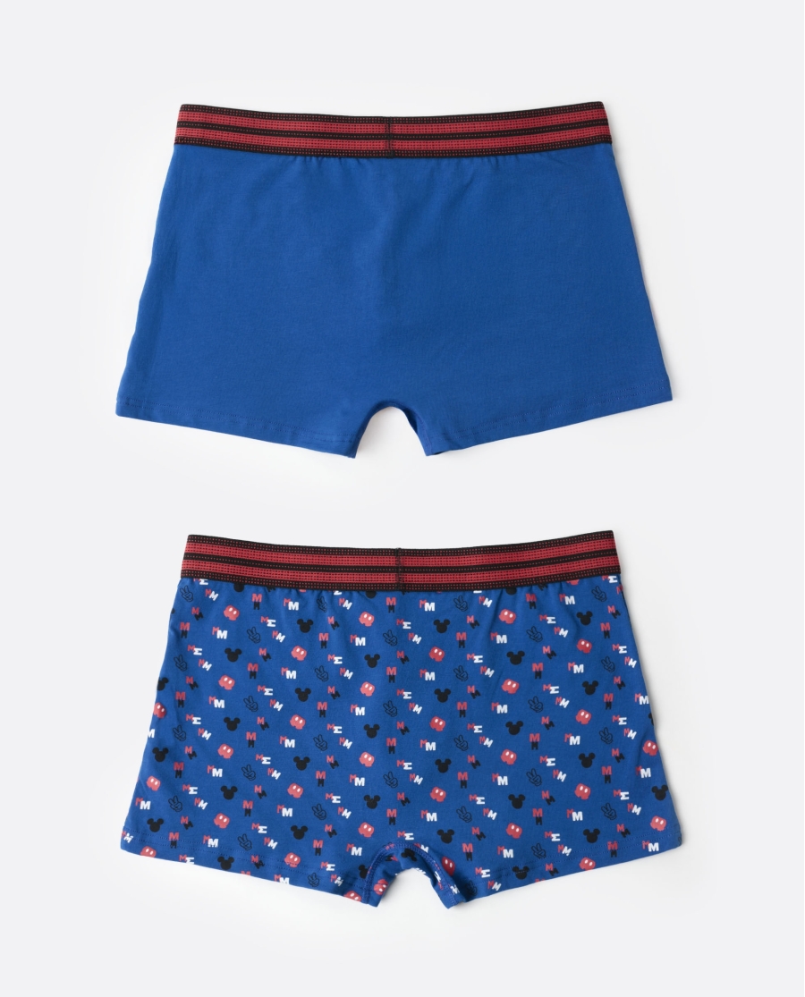DISNEY Calzoncillo/Boxer Mickey What S Up para Hombre, (Caja de 2 unidades) PACK FANTASIA