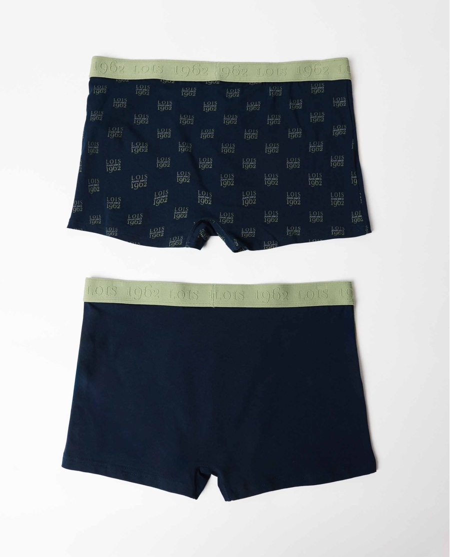 LOIS Calzoncillo/Boxer Escudo para Hombre, (Caja de 2 unidades) PACK FANTASIA