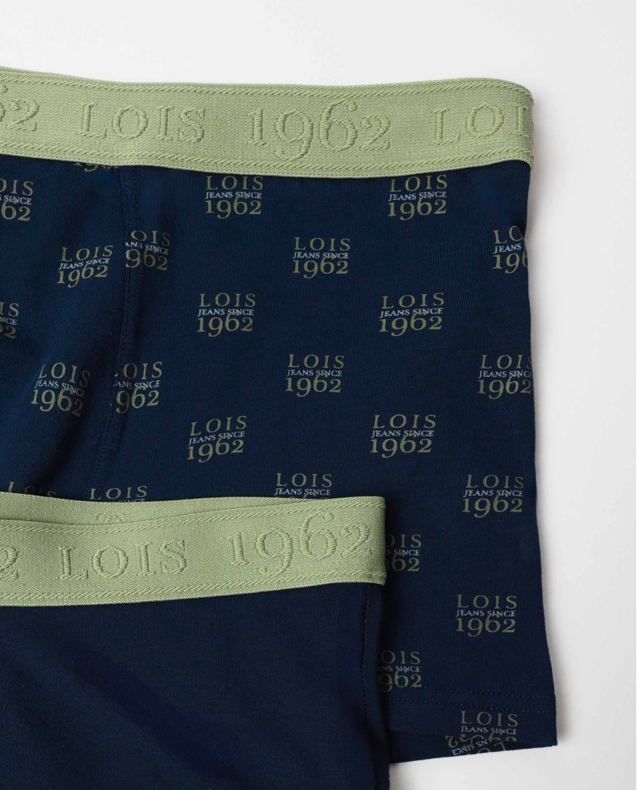 LOIS Calzoncillo/Boxer Escudo para Hombre, (Caja de 2 unidades) PACK FANTASIA