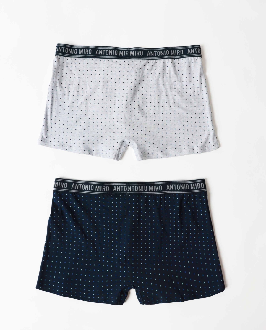 ANTONIO MIRO Calzoncillo/Boxer Dots para Hombre, (Caja de 2 unidades) PACK FANTASIA