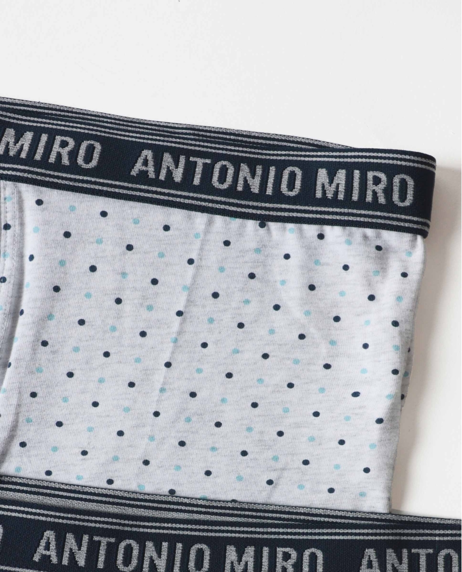 ANTONIO MIRO Calzoncillo/Boxer Dots para Hombre, (Caja de 2 unidades) PACK FANTASIA