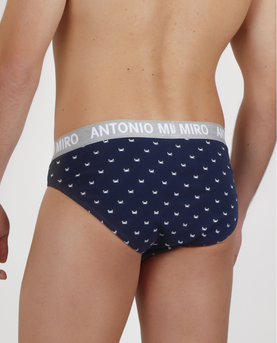 ANTONIO MIRO Calzoncillo/Slip Crancs para Hombre, (Caja de 2 unidades) PACK FANTASIA