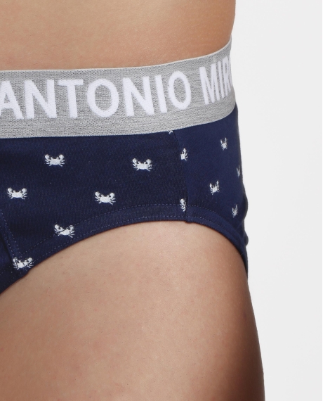 ANTONIO MIRO Calzoncillo/Slip Crancs para Hombre, (Caja de 2 unidades) PACK FANTASIA 2