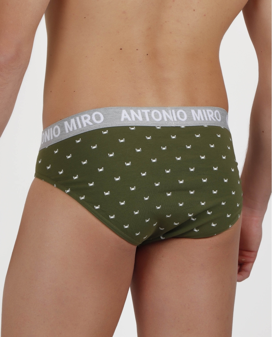 ANTONIO MIRO Calzoncillo/Slip Crancs para Hombre, (Caja de 2 unidades) PACK FANTASIA