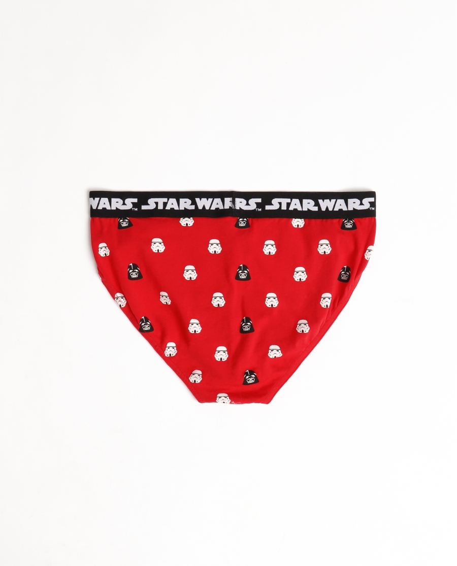 STAR WARS Calzoncillo/Slip Battle Bote Metal Regalo para Hombre, (Caja 12 unidades) ROJO