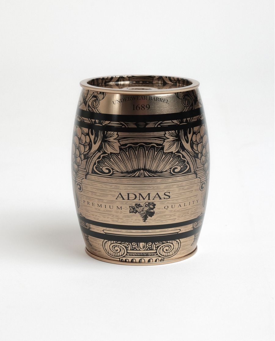 ADMAS Calzoncillo/Slip Barril Wine para Hombre, (Caja 12 unidades) ROJO ADMAS Calzoncillo/Slip Barril Wine para Hombre, (Caja 12 unidades) ROJO