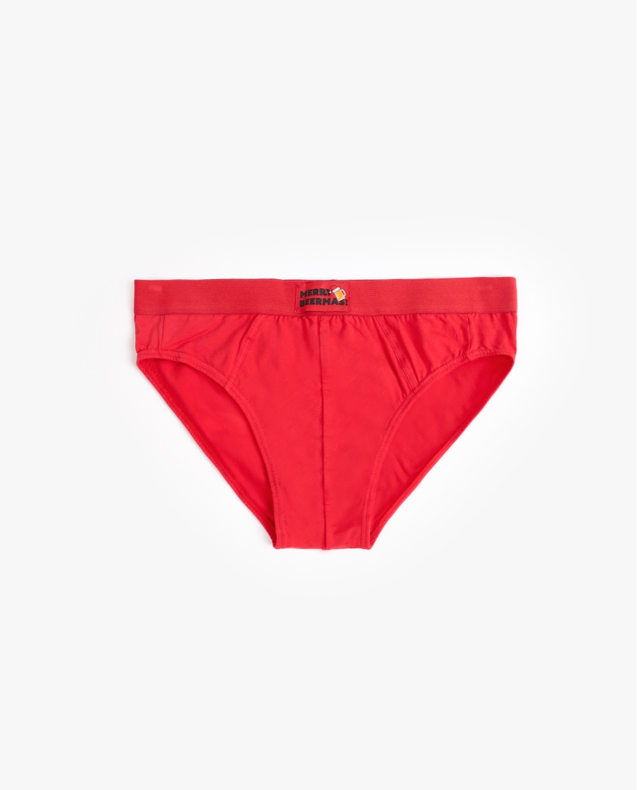 ADMAS Calzoncillo/Slip Beermas para Hombre, (Caja 12 unidades) ROJO ADMAS Calzoncillo/Slip Beermas para Hombre, (Caja 12 unidades) ROJO