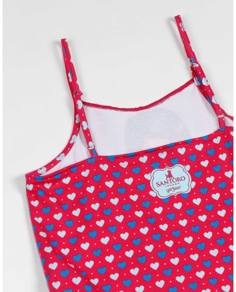 SANTORO GORJUSS Camisola Tirantes Love Grows para Niña FRESA 2