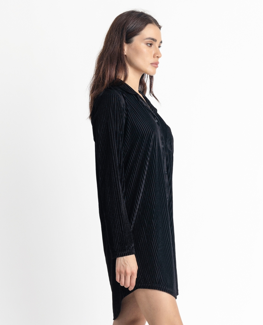 ADMAS CLASSIC Camisola Manga Larga Elegant Stripes para Mujer NEGRO ADMAS CLASSIC Camisola Manga Larga Elegant Stripes para Mujer NEGRO