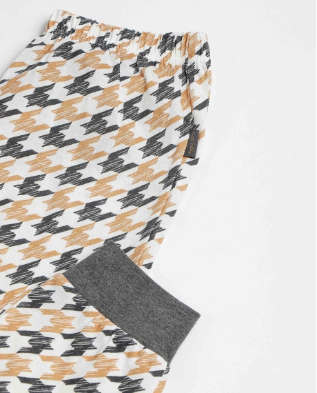 ADMAS Pijama Manga Larga Cute Teddy Gris para Niña GRIS JASPE 2