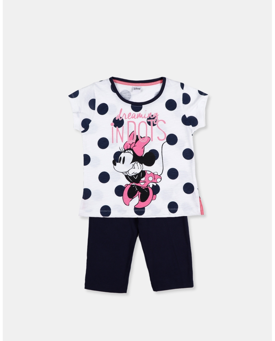 DISNEY Pijama Manga Corta Minnie Dots Navy para Niña MARINO DISNEY Pijama Manga Corta Minnie Dots Navy para Niña MARINO