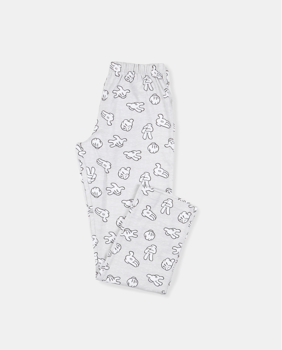 DISNEY Pijama Manga Larga Mickey Gris para Niño GRIS JASPE DISNEY Pijama Manga Larga Mickey Gris para Niño GRIS JASPE