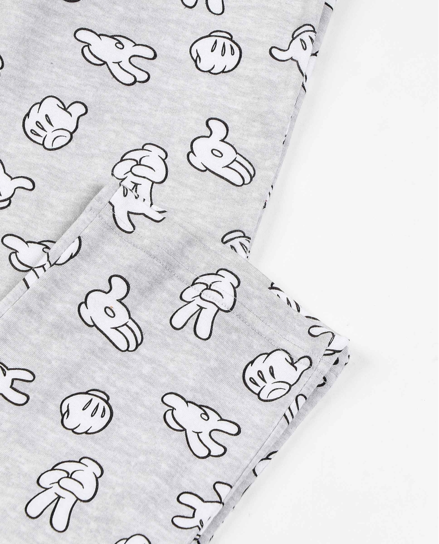 DISNEY Pijama Manga Larga Mickey Gris para Niño GRIS JASPE DISNEY Pijama Manga Larga Mickey Gris para Niño GRIS JASPE