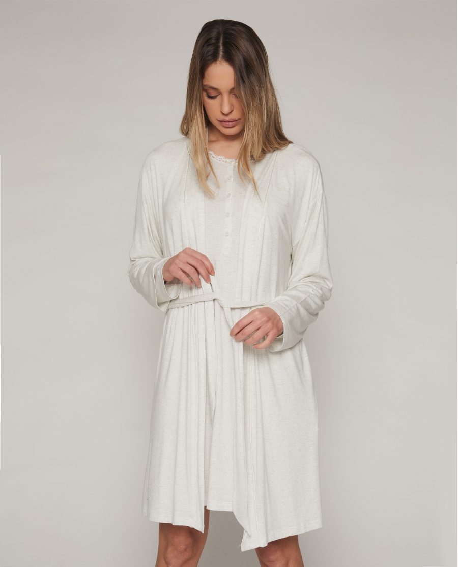 ADMAS CLASSIC Bata Manga Larga Basic para Mujer VERDE AGUA ADMAS CLASSIC Bata Manga Larga Basic para Mujer VERDE AGUA