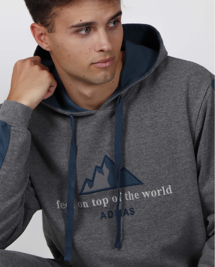 ADMAS HOME Sudadera Feel on Top para Hombre GRIS ADMAS HOME Sudadera Feel on Top para Hombre GRIS