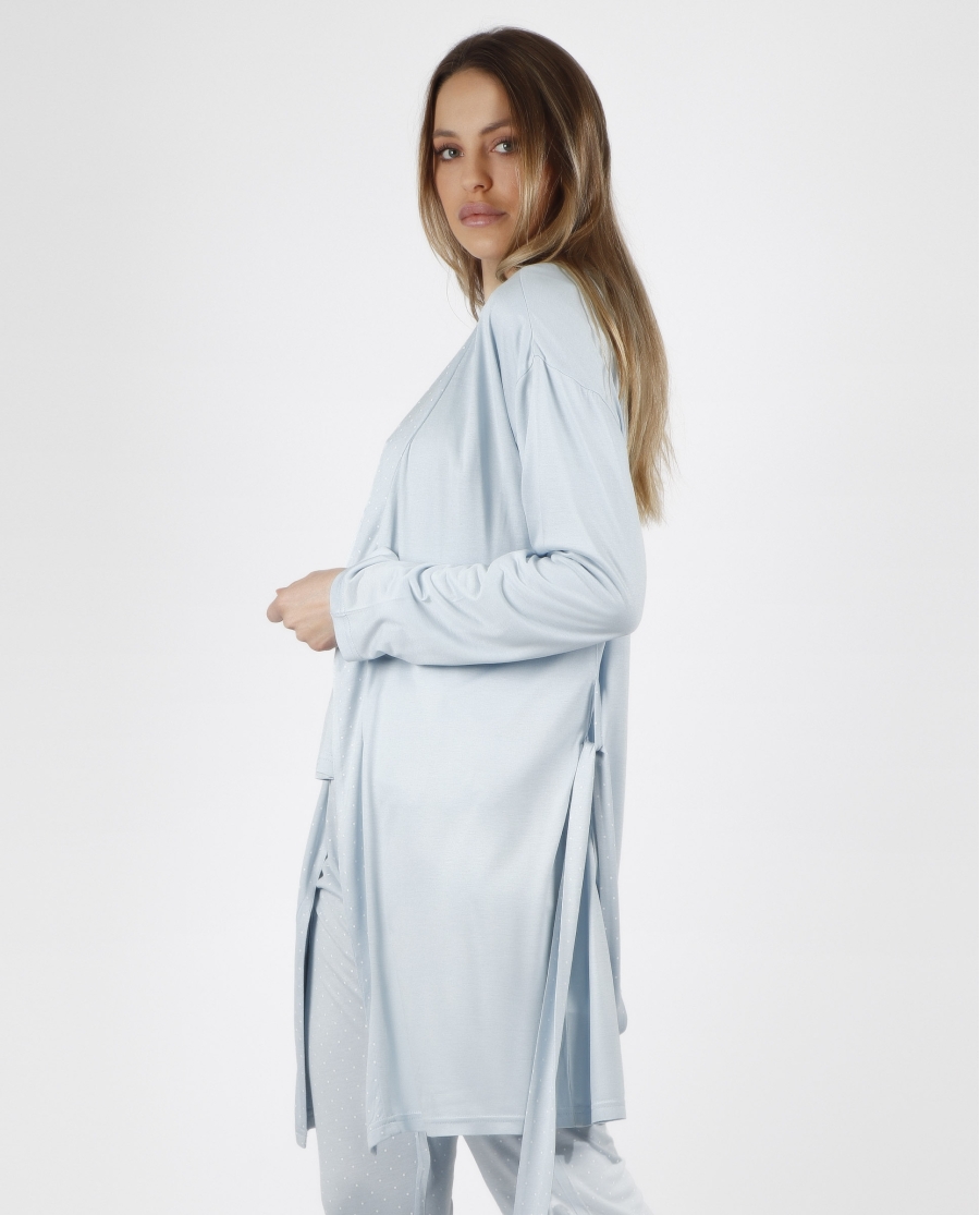 ADMAS CLASSIC Bata Manga Larga Soft Secret para Mujer AZUL ADMAS CLASSIC Bata Manga Larga Soft Secret para Mujer AZUL