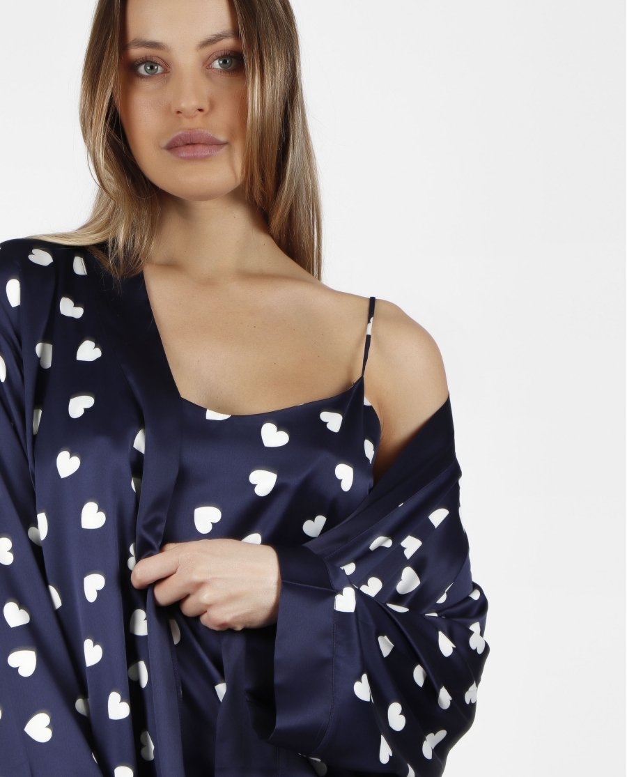 ADMAS CLASSIC Bata Love Heart para Mujer MARINO