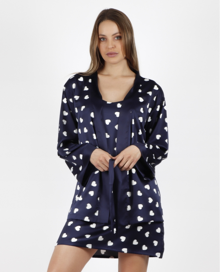 ADMAS CLASSIC Bata Love Heart para Mujer MARINO