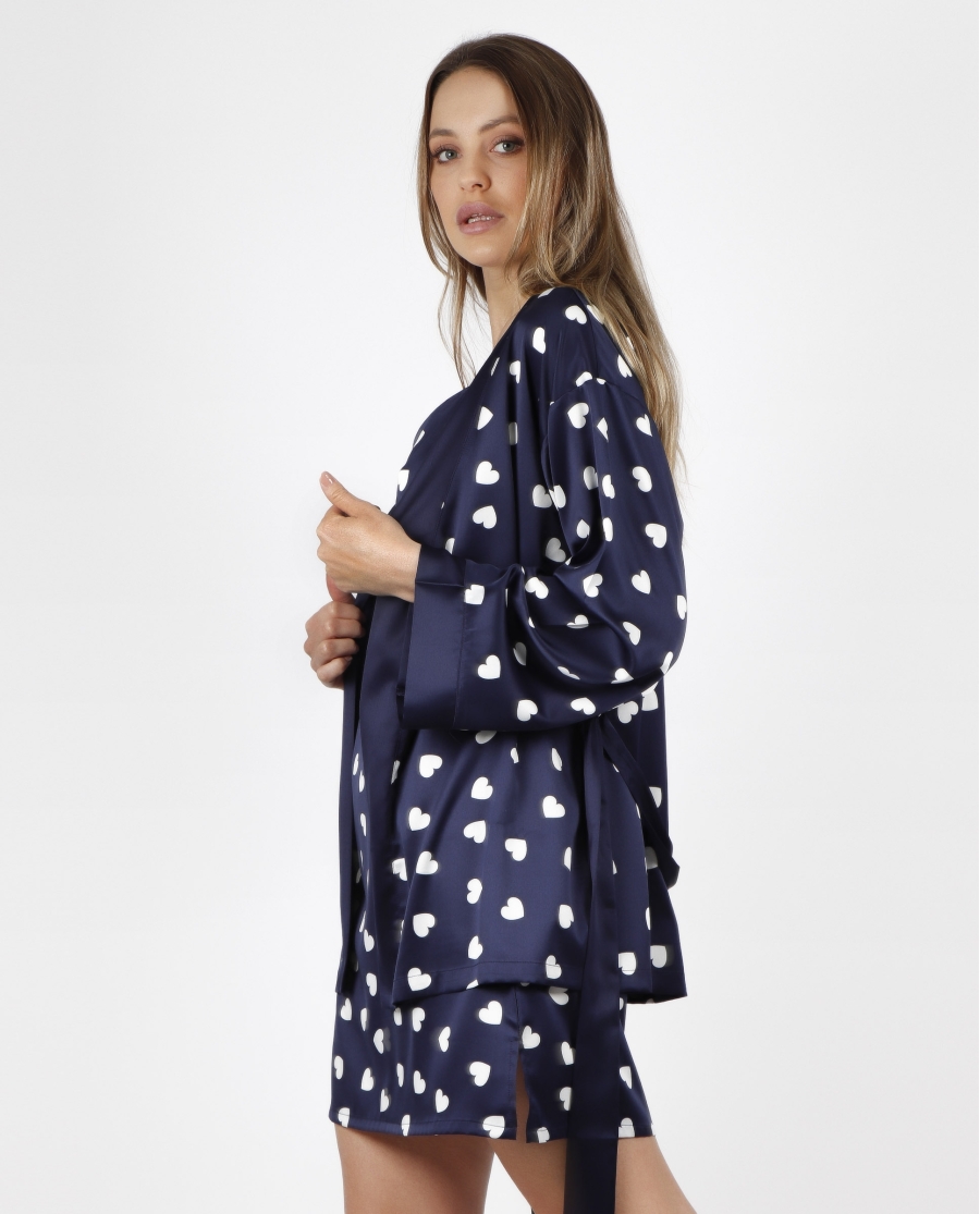ADMAS CLASSIC Bata Love Heart para Mujer MARINO