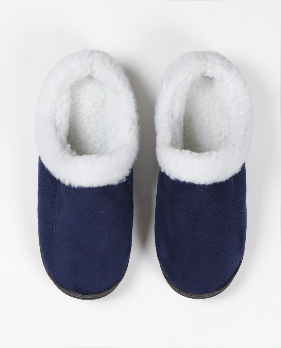 ADMAS Zapatillas De Estar Por Casa Borreguito para Hombre AZUL ADMAS Zapatillas De Estar Por Casa Borreguito para Hombre AZUL