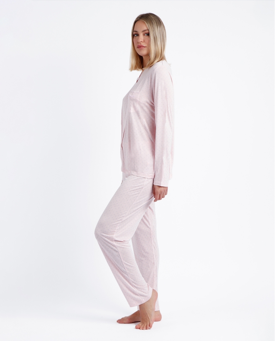 ADMAS CLASSIC Pijama Abierto Manga Larga Goodnight para Mujer PETALO ADMAS CLASSIC Pijama Abierto Manga Larga Goodnight para Mujer PETALO