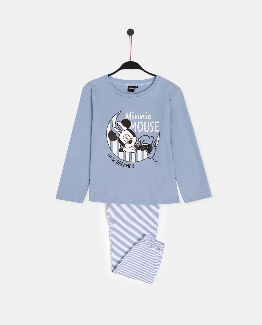 DISNEY Pijama Manga Larga Mickey Little Dreamer para Niña AZUL DISNEY Pijama Manga Larga Mickey Little Dreamer para Niña AZUL