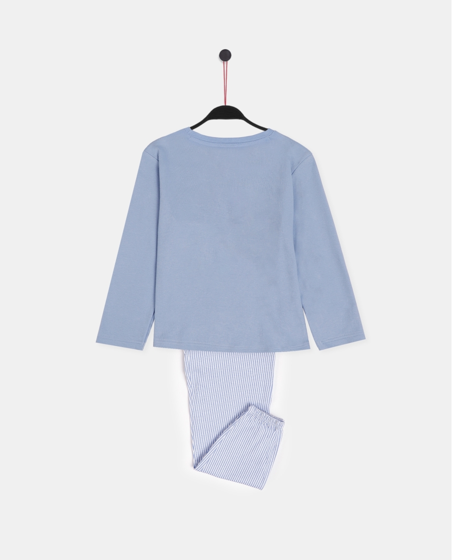 DISNEY Pijama Manga Larga Mickey Little Dreamer para Niña AZUL DISNEY Pijama Manga Larga Mickey Little Dreamer para Niña AZUL