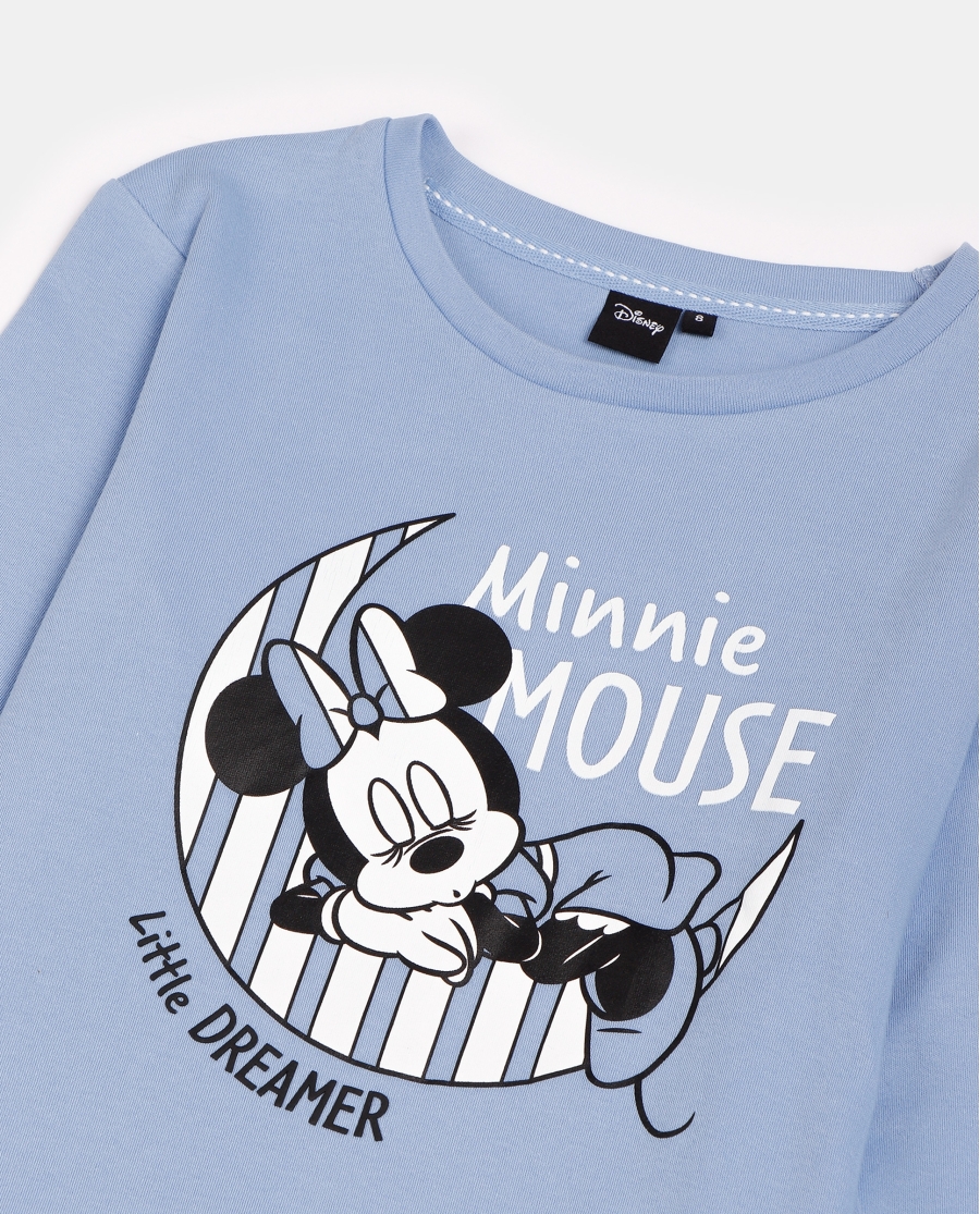 DISNEY Pijama Manga Larga Mickey Little Dreamer para Niña AZUL DISNEY Pijama Manga Larga Mickey Little Dreamer para Niña AZUL