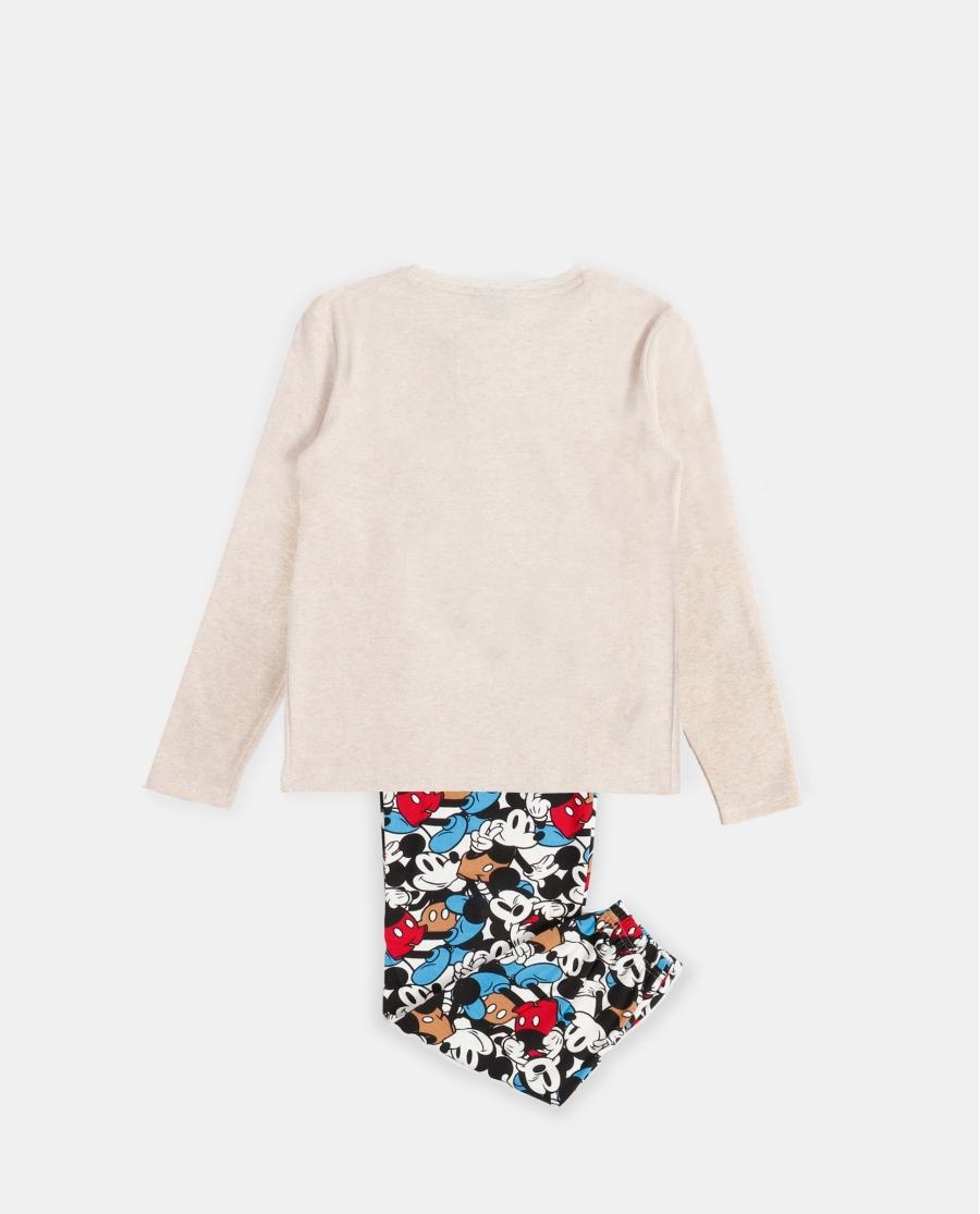 DISNEY Pijama Manga Larga Mickey Dreams para Niña CRUDO DISNEY Pijama Manga Larga Mickey Dreams para Niña CRUDO