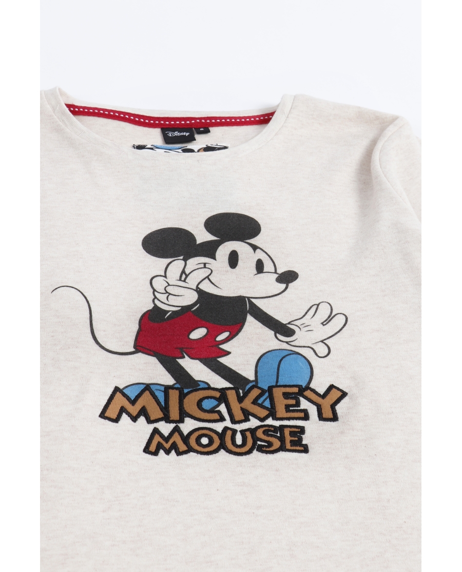 DISNEY Pijama Manga Larga Mickey Dreams para Niña CRUDO DISNEY Pijama Manga Larga Mickey Dreams para Niña CRUDO