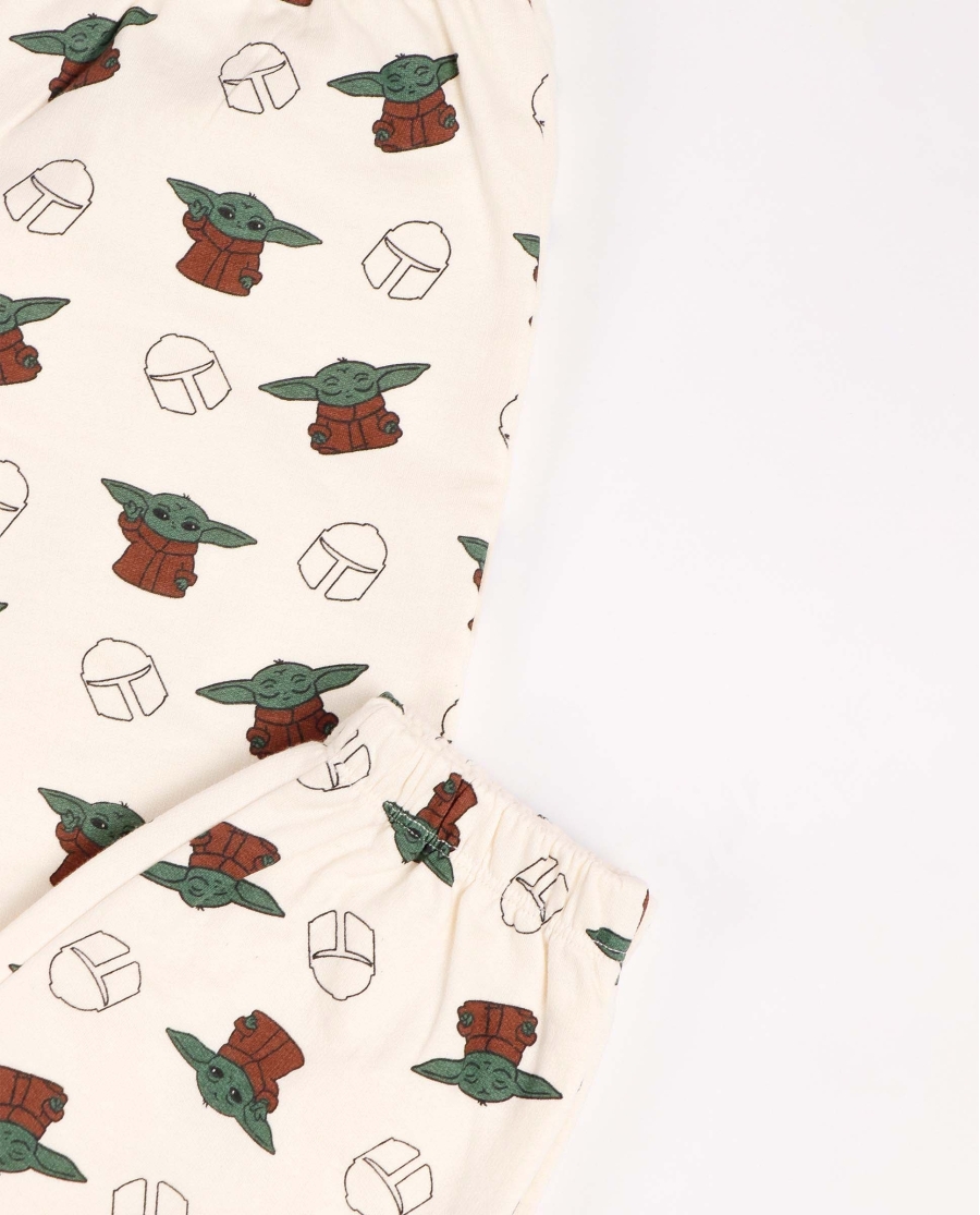 STAR WARS Pijama Manga Larga Cute Baby Yoda para Niña BEIGE STAR WARS Pijama Manga Larga Cute Baby Yoda para Niña BEIGE