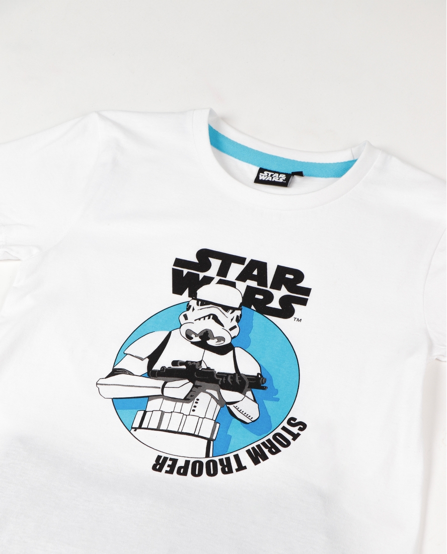 STAR WARS Pijama Manga Corta Stormtrooper para Niño BLANCO STAR WARS Pijama Manga Corta Stormtrooper para Niño BLANCO