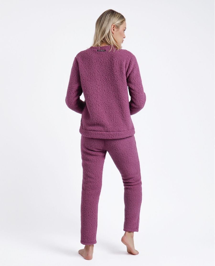 SANTORO GORJUSS Pijama Borreguito Manga Larga Flying The Nest para Mujer MORADO SANTORO GORJUSS Pijama Borreguito Manga Larga Flying The Nest para Mujer MORADO