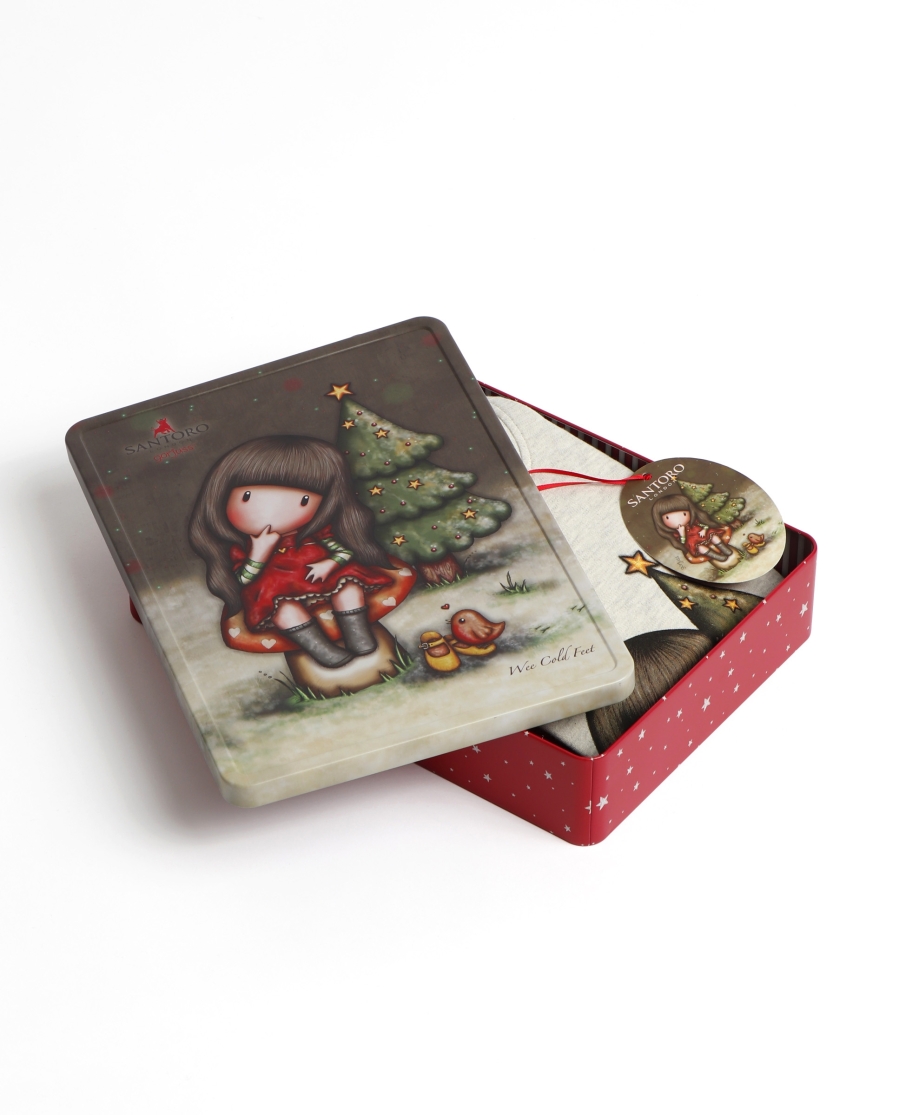 SANTORO GORJUSS Pijama Manga Larga Wee Cold Feet para Niña GRIS JASPE SANTORO GORJUSS Pijama Manga Larga Wee Cold Feet para Niña GRIS JASPE