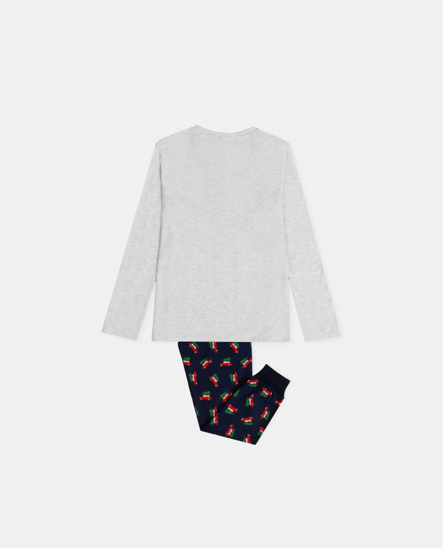 ADMAS Pijama Manga Larga Xmas Tree para Niña GRIS JASPE ADMAS Pijama Manga Larga Xmas Tree para Niña GRIS JASPE