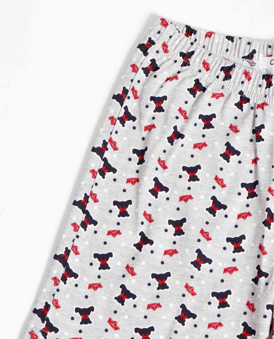 ADMAS Pijama Manga Corta Cute Teddy para Niño MARINO ADMAS Pijama Manga Corta Cute Teddy para Niño MARINO