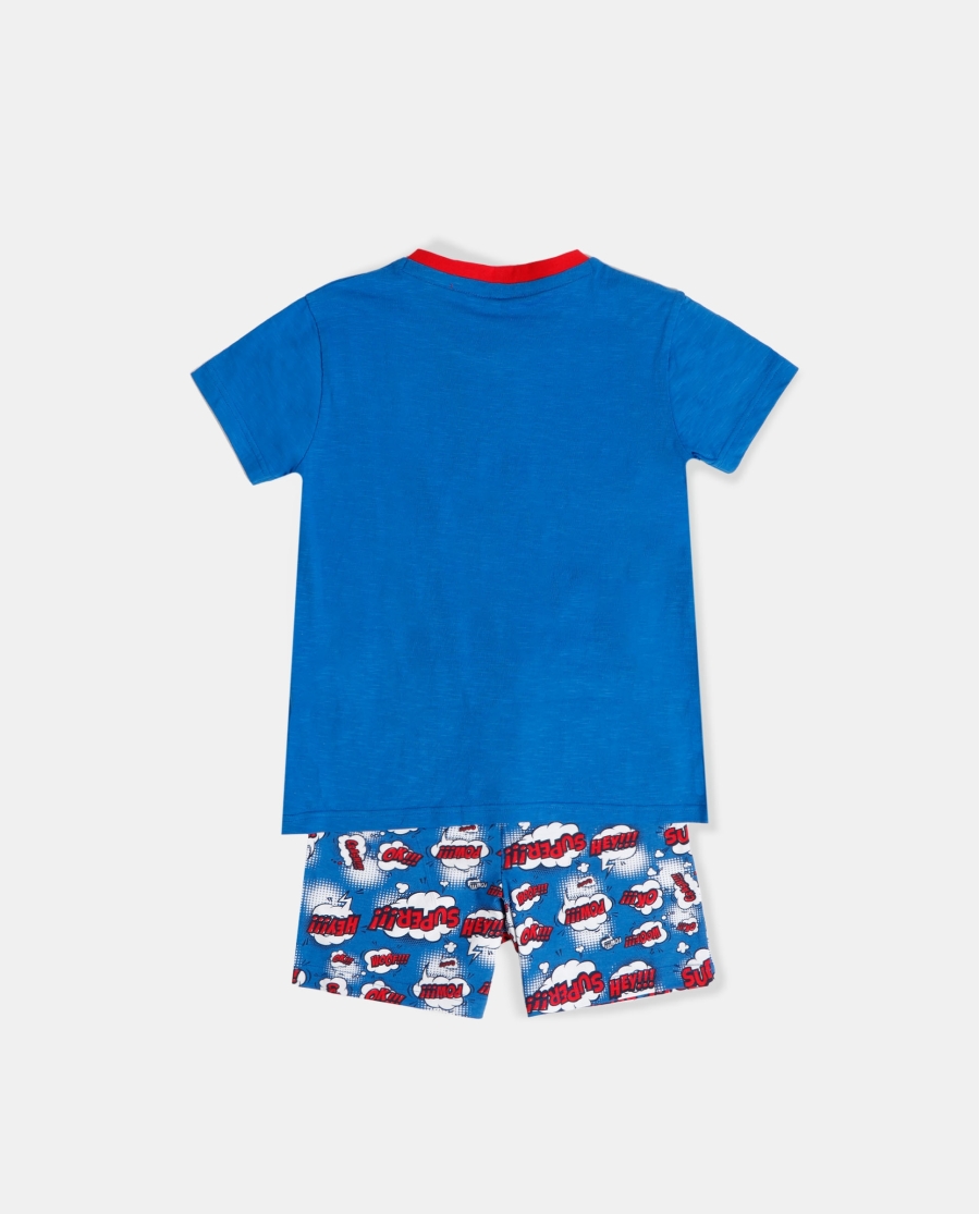 DIVER Pijama Manga Corta Super Dad para Niño AZULON DIVER Pijama Manga Corta Super Dad para Niño AZULON